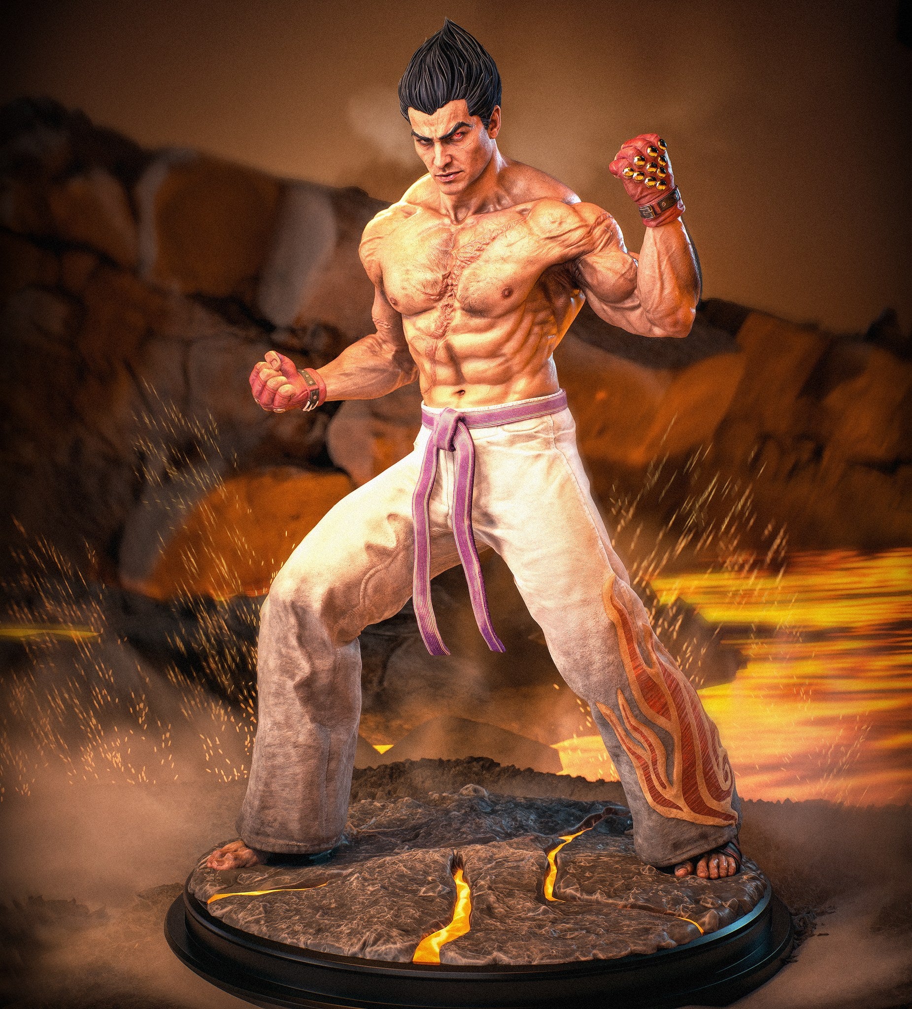 Kazuya Mishima — studio render 4