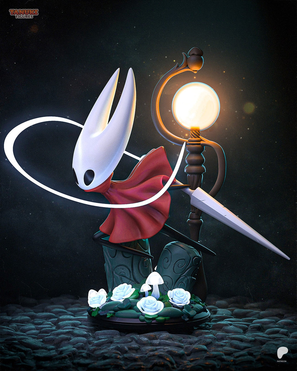 Hornet (Hollow Knight) resin figure by Tanuki Figures — studio render 3
