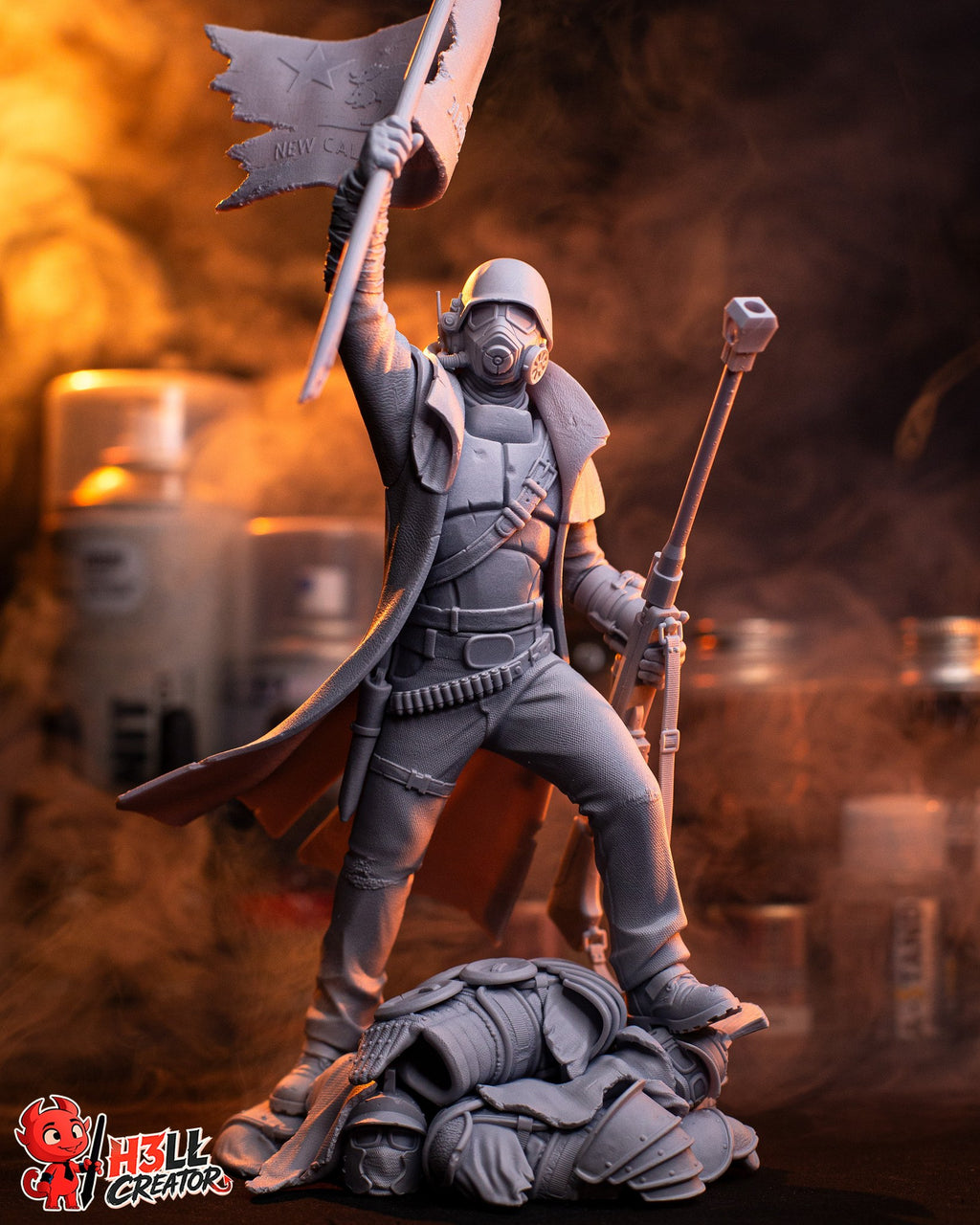 NCR Ranger (Fallout) resin figure by h3LLcreator — studio render 10
