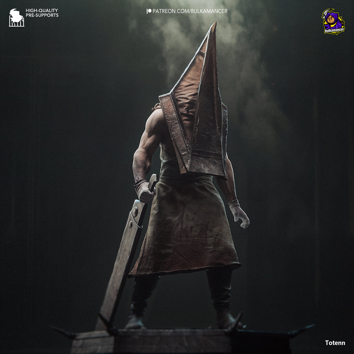 Pyramid Head (Silent Hill) resin figure by Bulkamancer — studio render 1