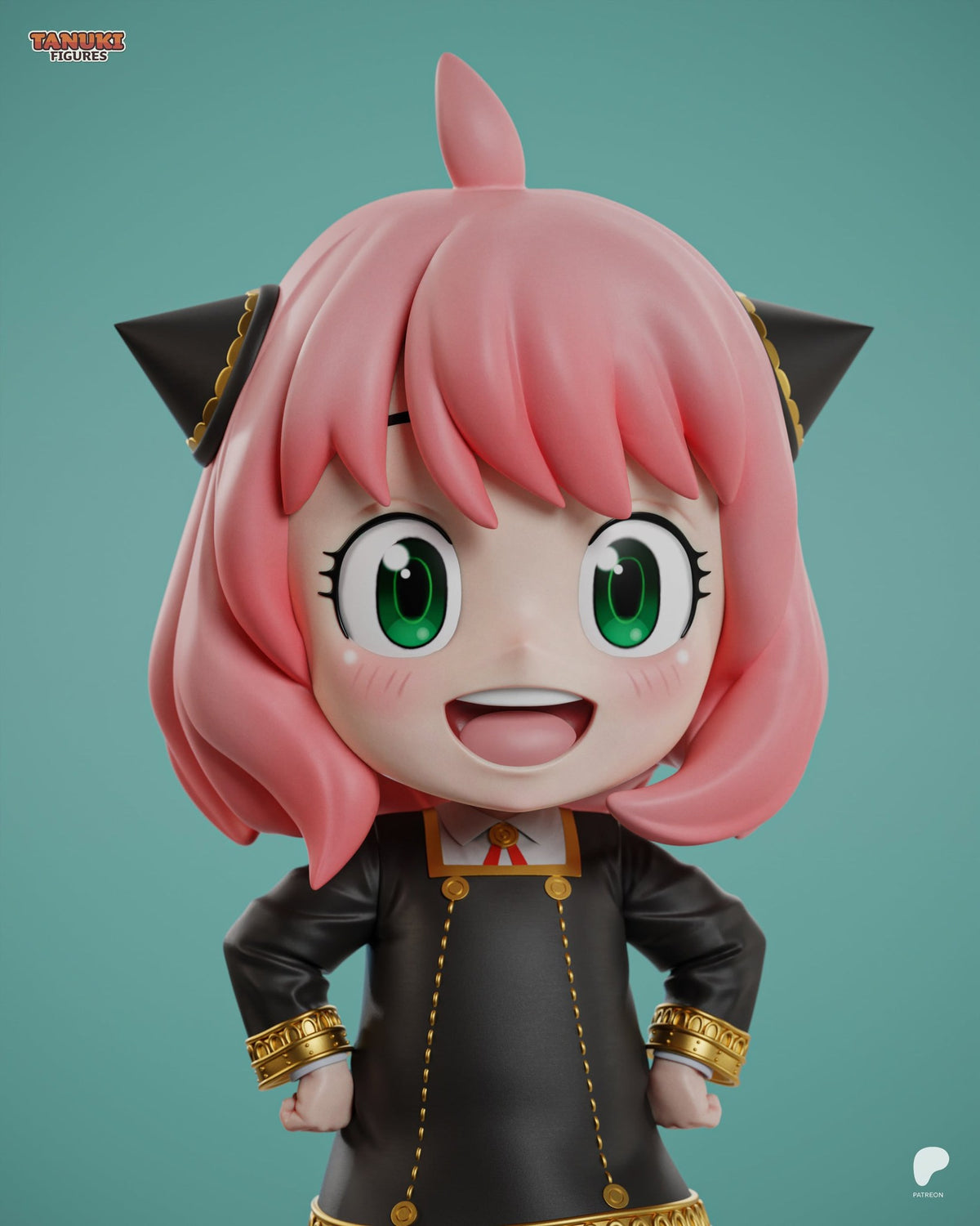 Anya Forger (Spy x Family) resin figure by Tanuki Figures — studio render 4