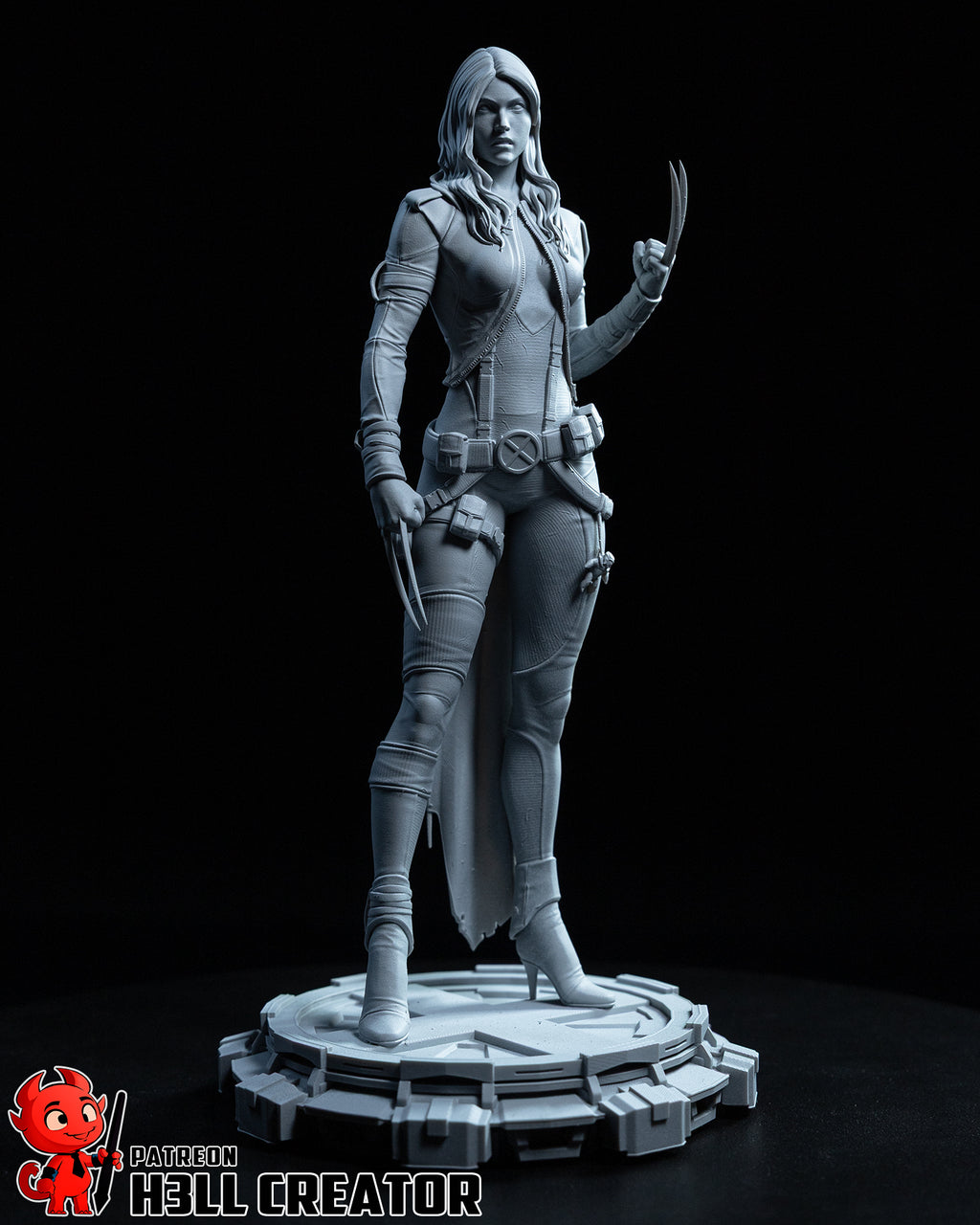 Laura Kinney (Marvel) resin figure by h3LLcreator — studio render 4