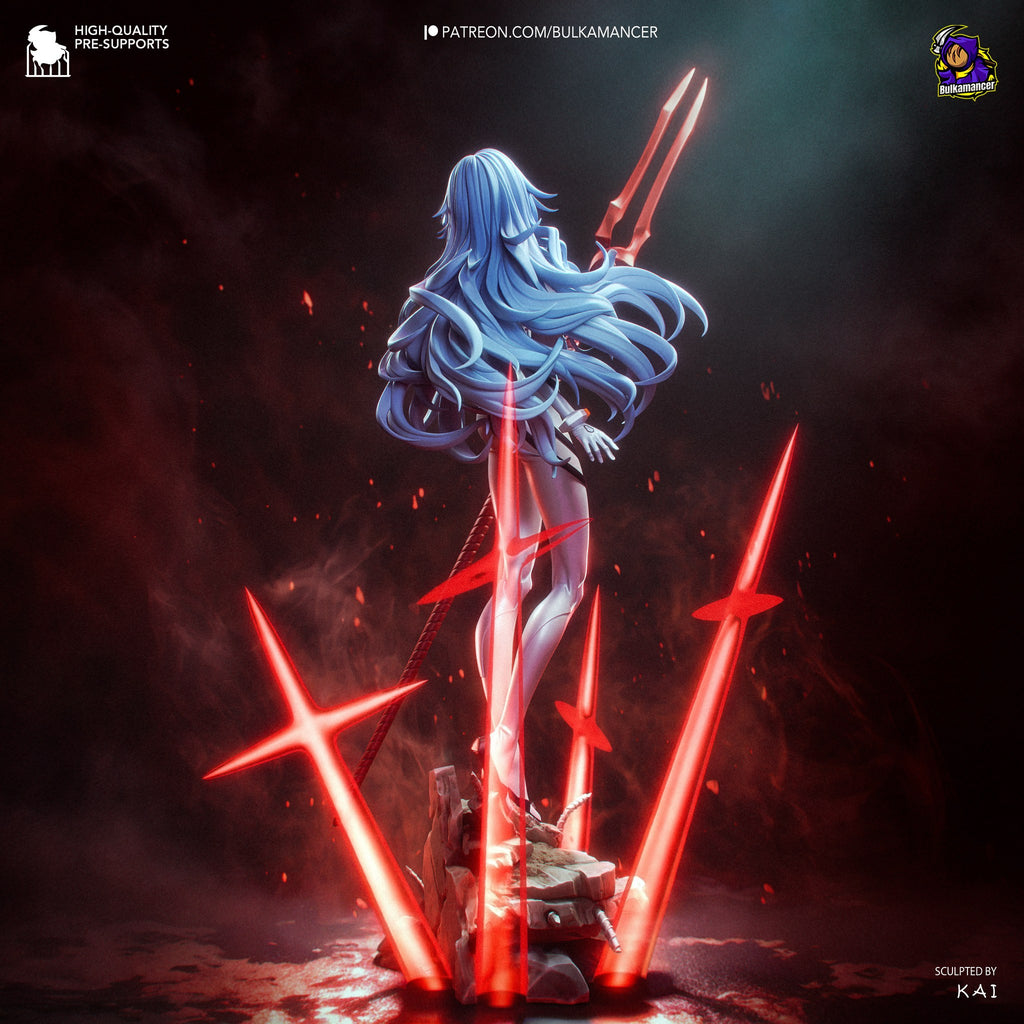 Rei Ayanami (Evangelion) resin figure by Bulkamancer — studio render 7