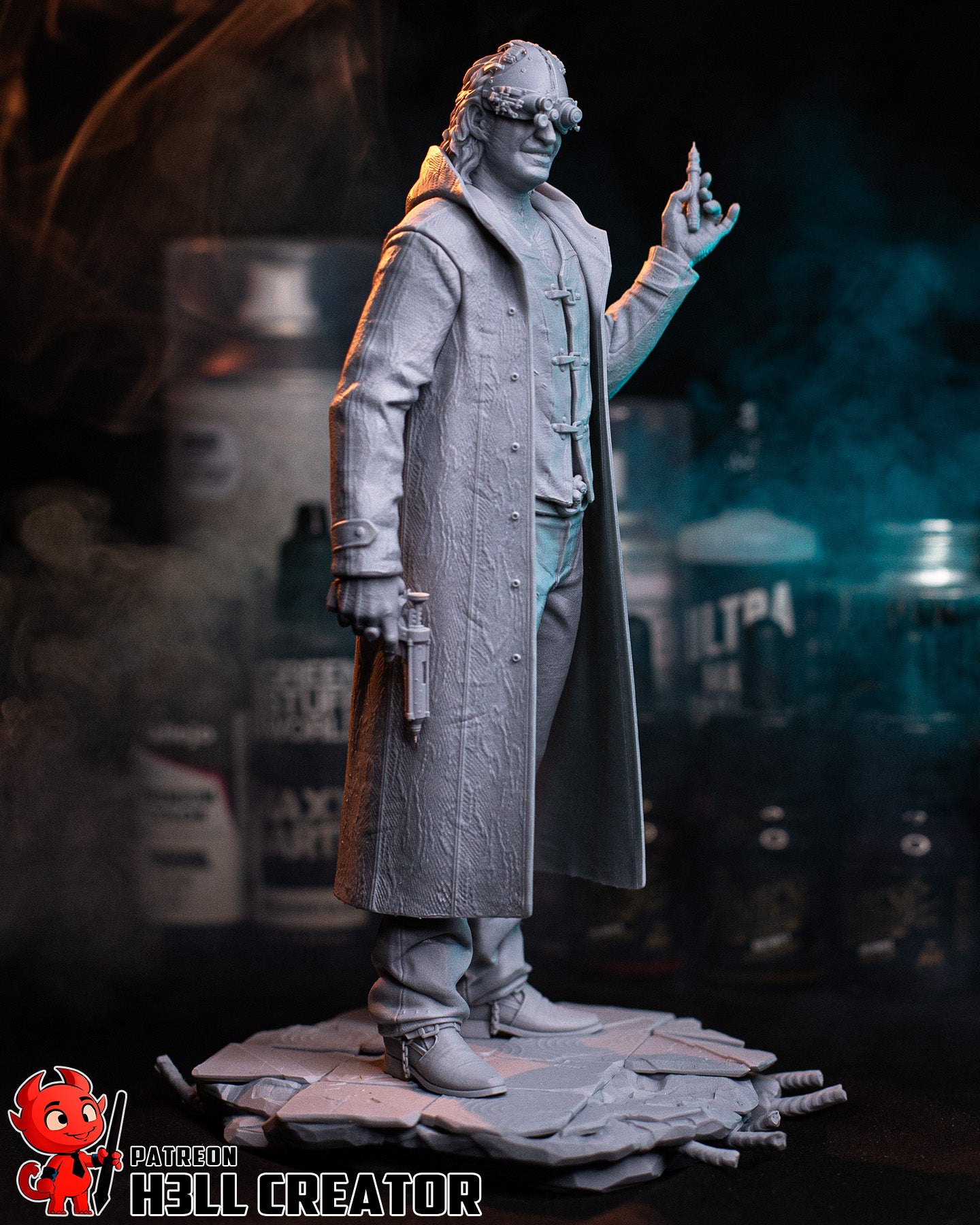 Victor Gideon (Resident Evil) resin figure by h3LLcreator — studio render 13
