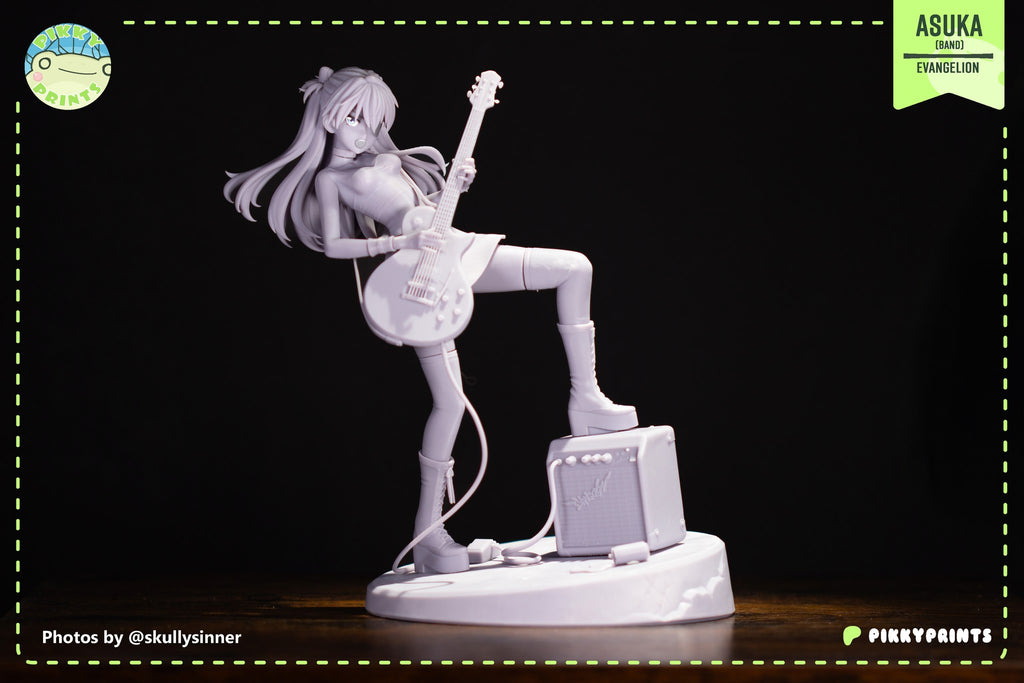 Asuka Langley (Evangelion) resin figure by PikkyPrints — studio render 11