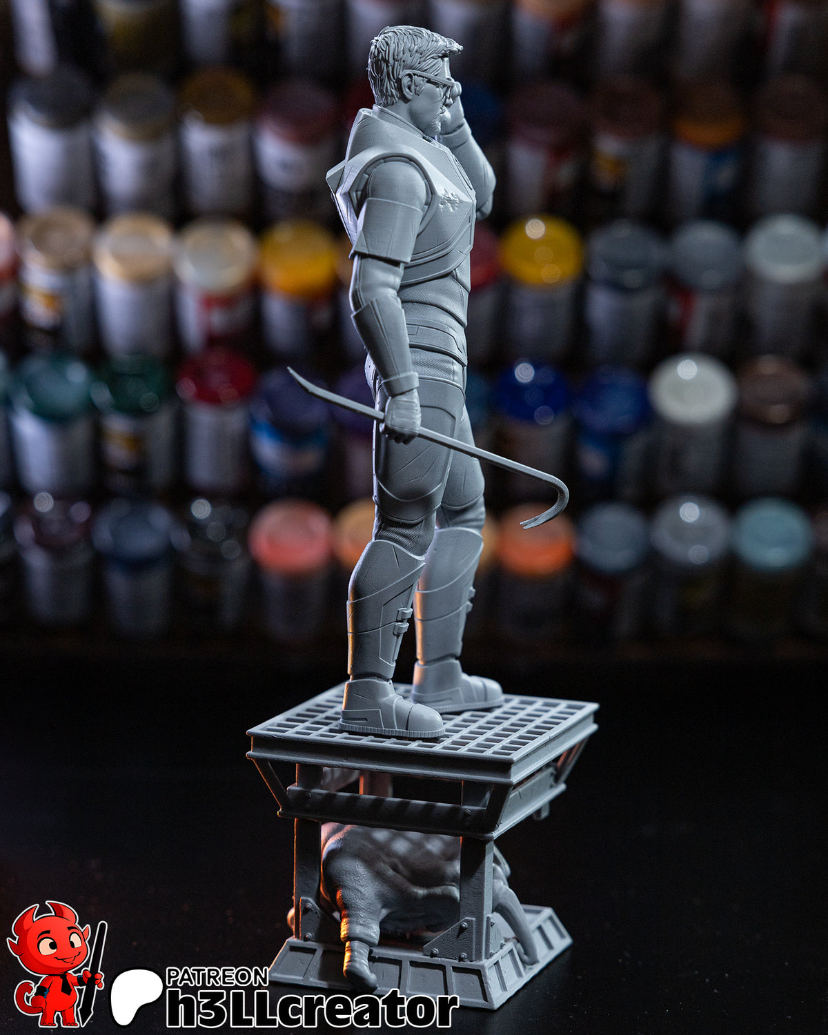 Gordon Freeman (Half-Life) resin figure by h3LLcreator — studio render 7