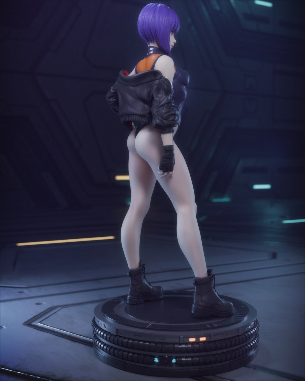 Motoko Kusanagi — studio render 3