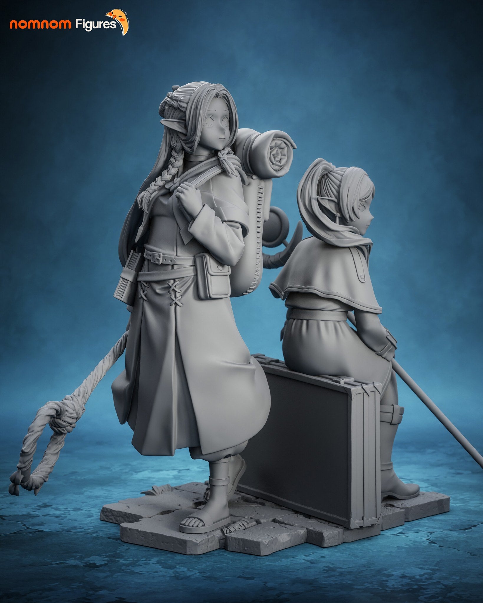 Frieren and Marcille — studio render 14