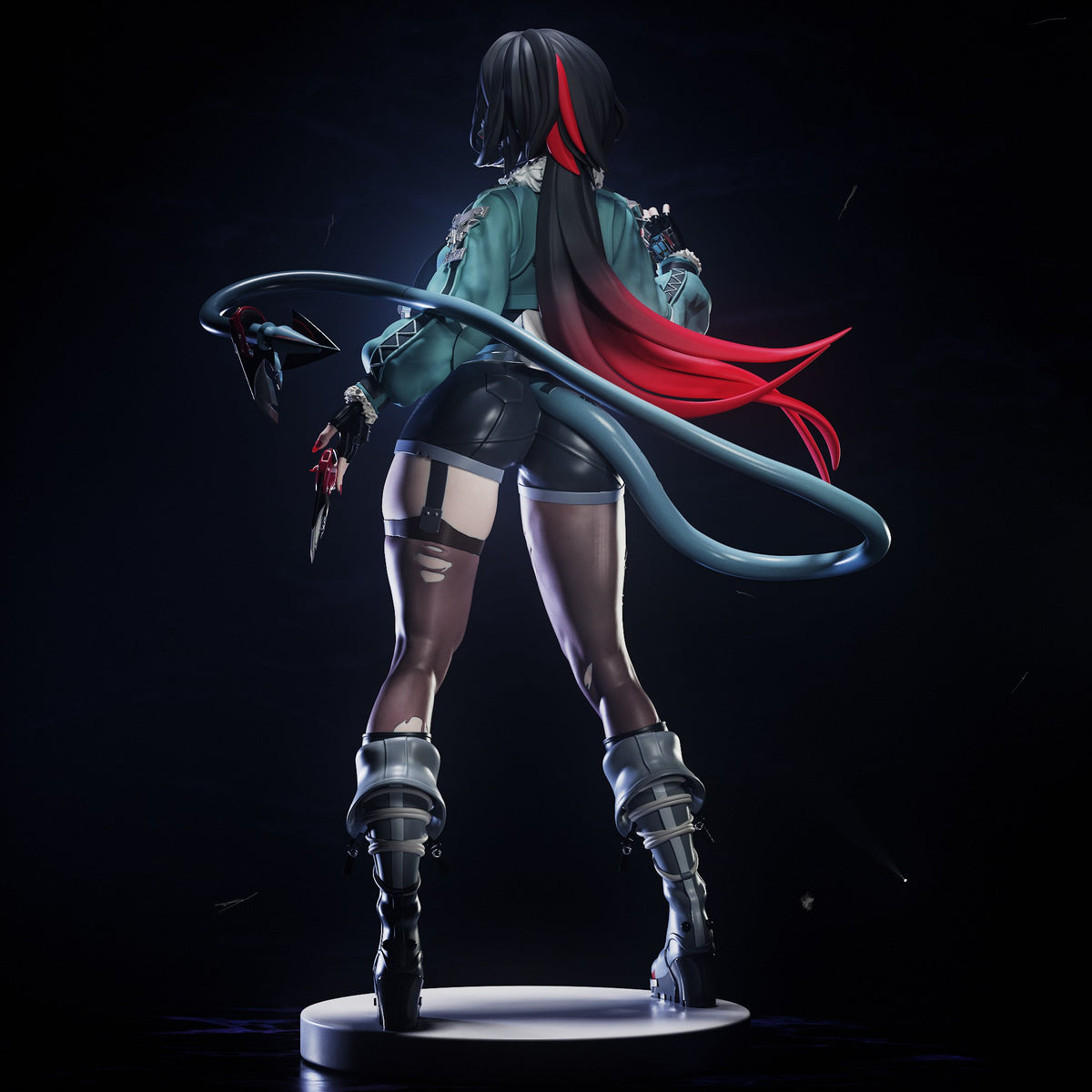 Jane Doe (Zenless Zone Zero) resin figure by Tenshi Figures — studio render 4