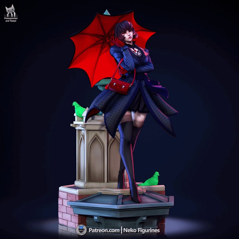 Mina (Deadlock) resin figure by Neko Figurines — studio render 2