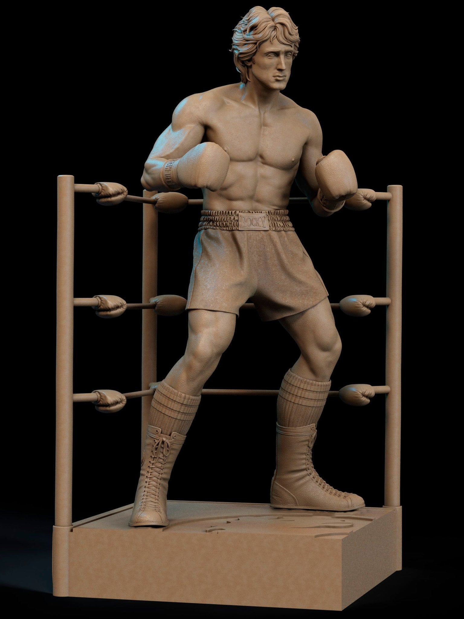 Rocky Balboa (Rocky) resin figure by CA 3D Studios — studio render 7