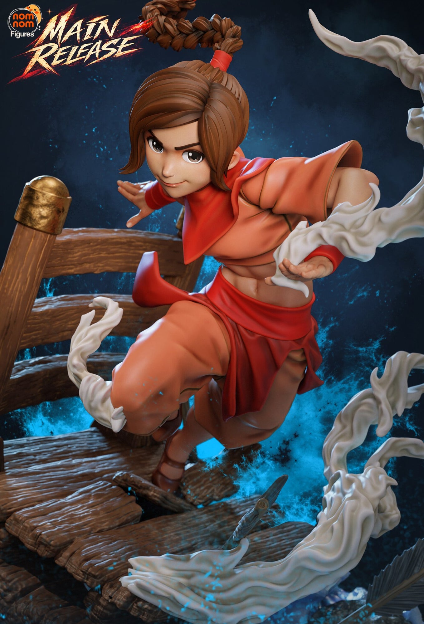 Ty Lee Avatar The Last Airbender resin figure by NomNom Figures — studio preview 1