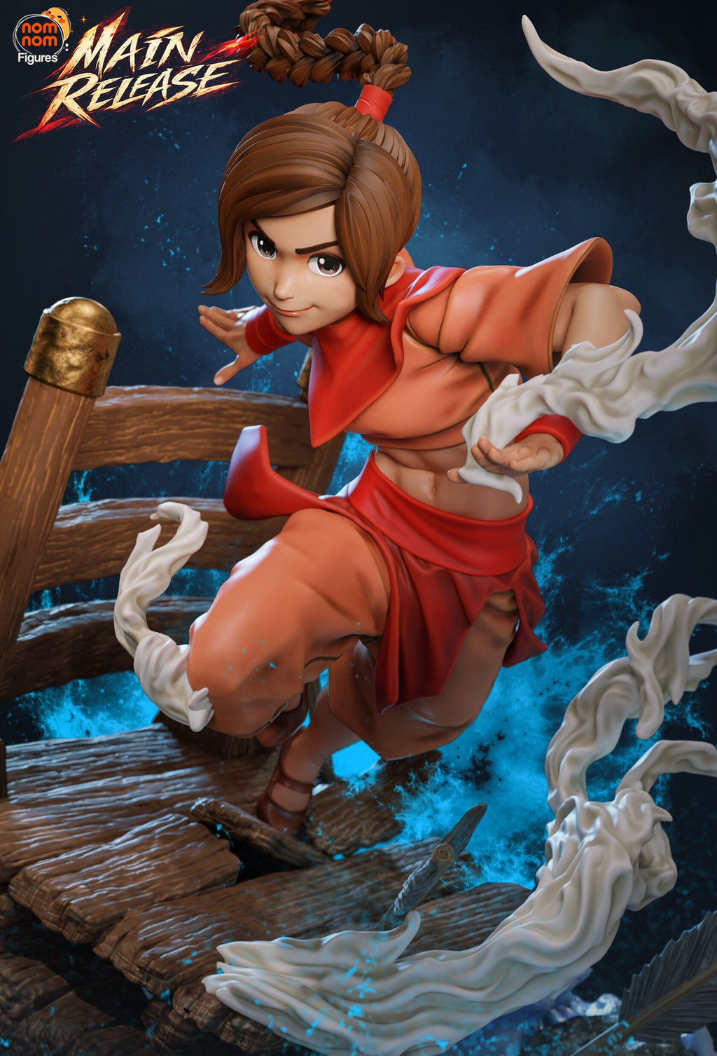 Ty Lee Avatar The Last Airbender resin figure by NomNom Figures — studio preview 1