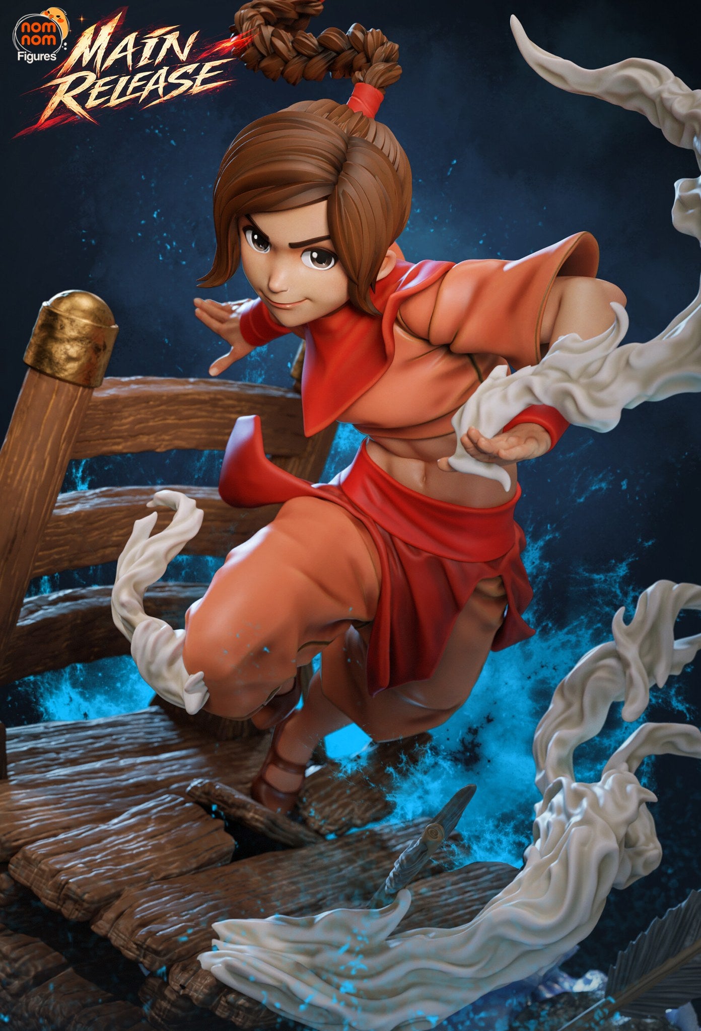 Ty Lee Avatar The Last Airbender resin figure by NomNom Figures — studio preview 1