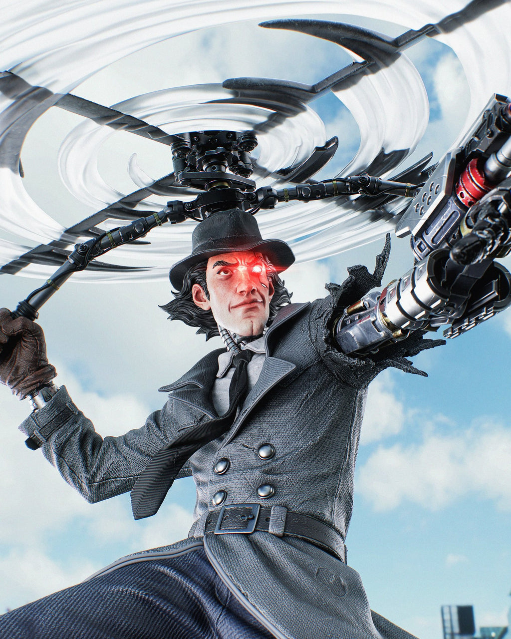 Inspector Gadget — studio render 1