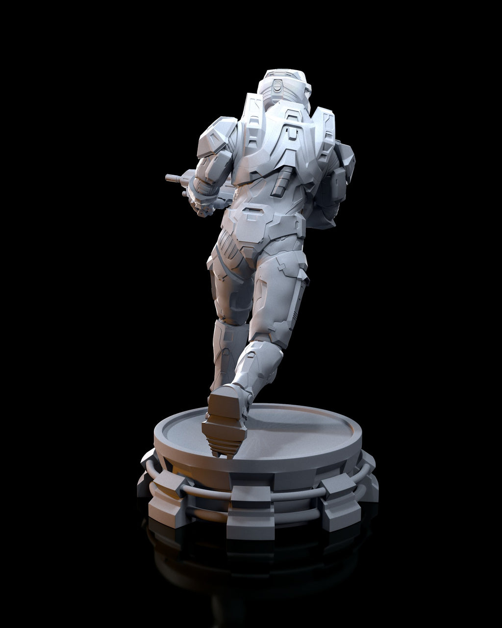Master Chief (Halo) resin figure by h3LLcreator — studio render 3