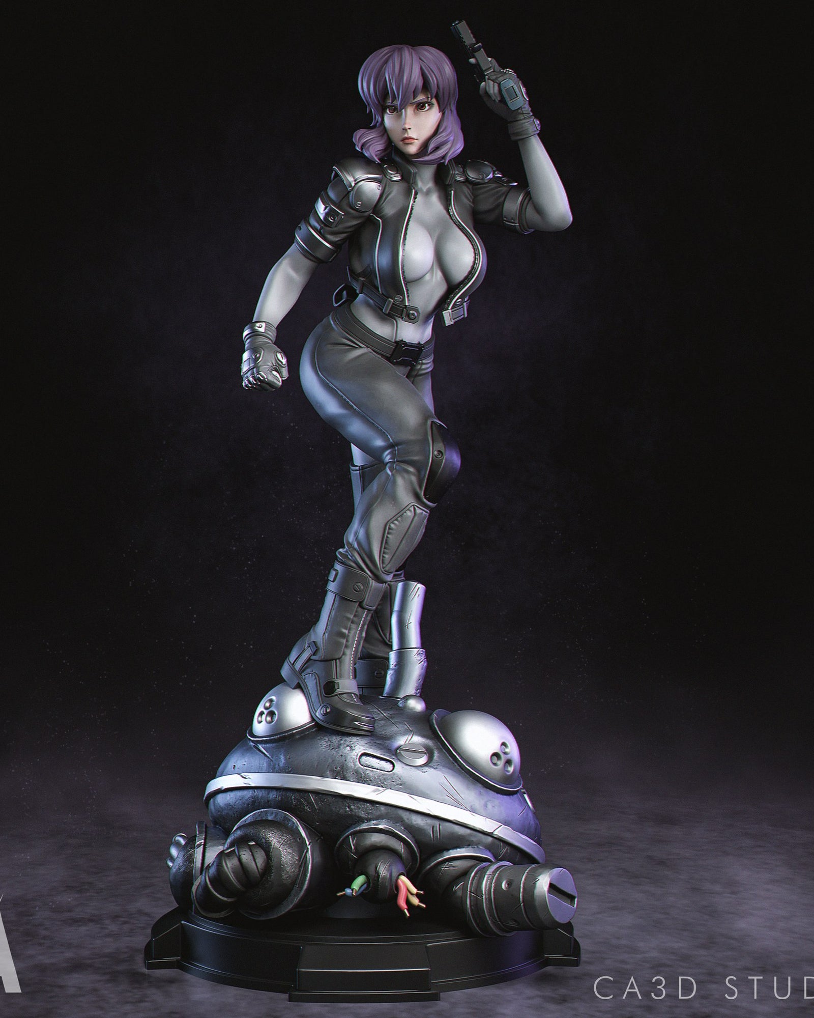 Motoko Kusanagi Ghost in the Shell resin figure by CA 3D Studios — studio preview 5
