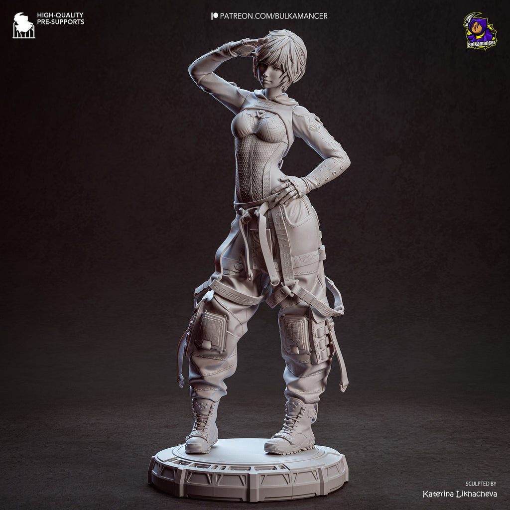 Lily Artemis II (Stellar Blade) resin figure by Bulkamancer — studio render 11