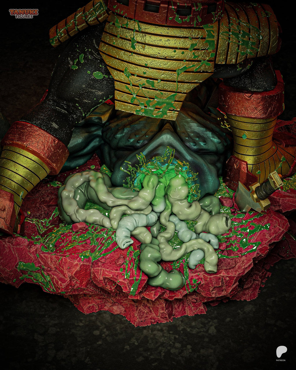 Battle Beast (Invincible) resin figure by Tanuki Figures — studio render 7