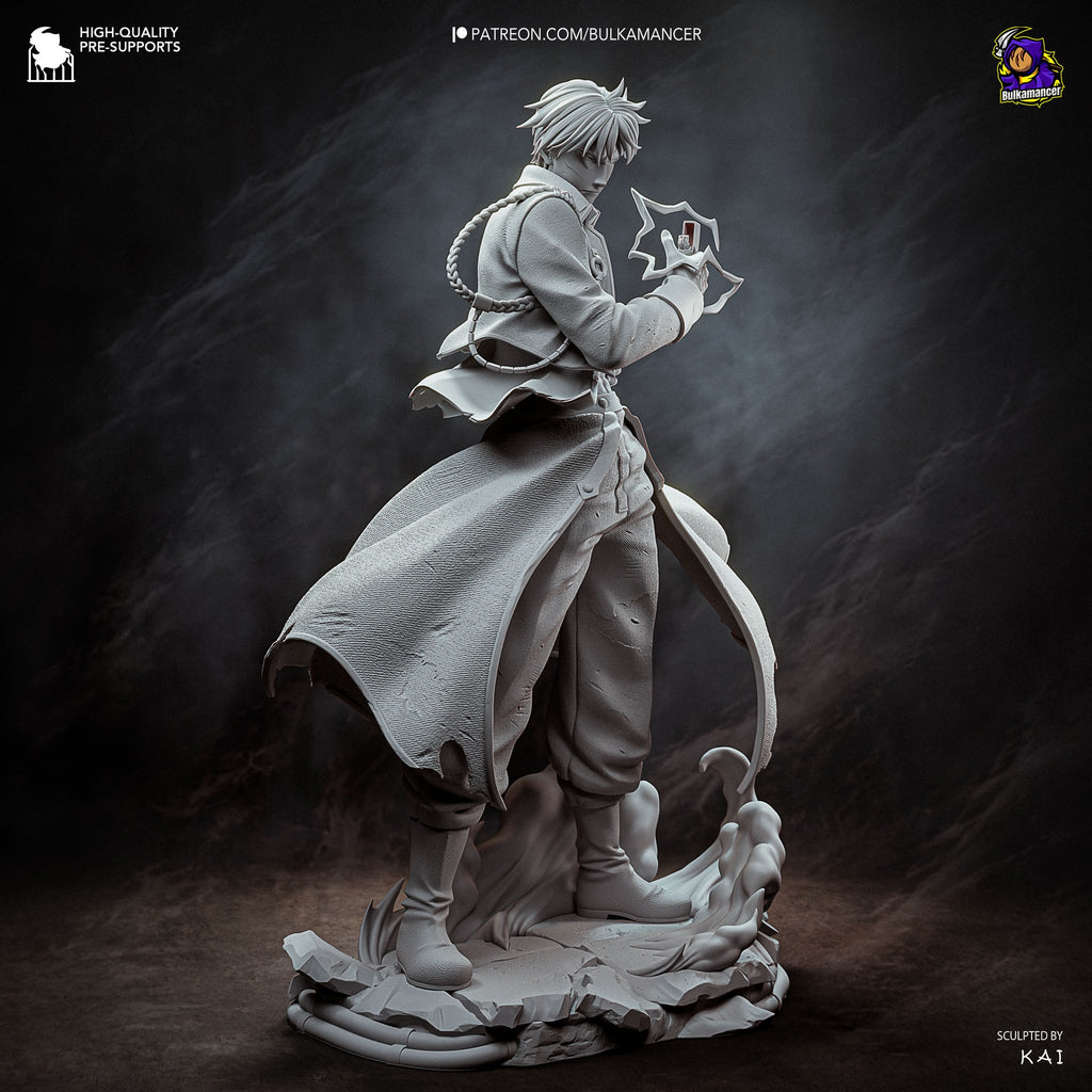 Roy Mustang (Fullmetal Alchemist) resin figure by Bulkamancer — studio render 12