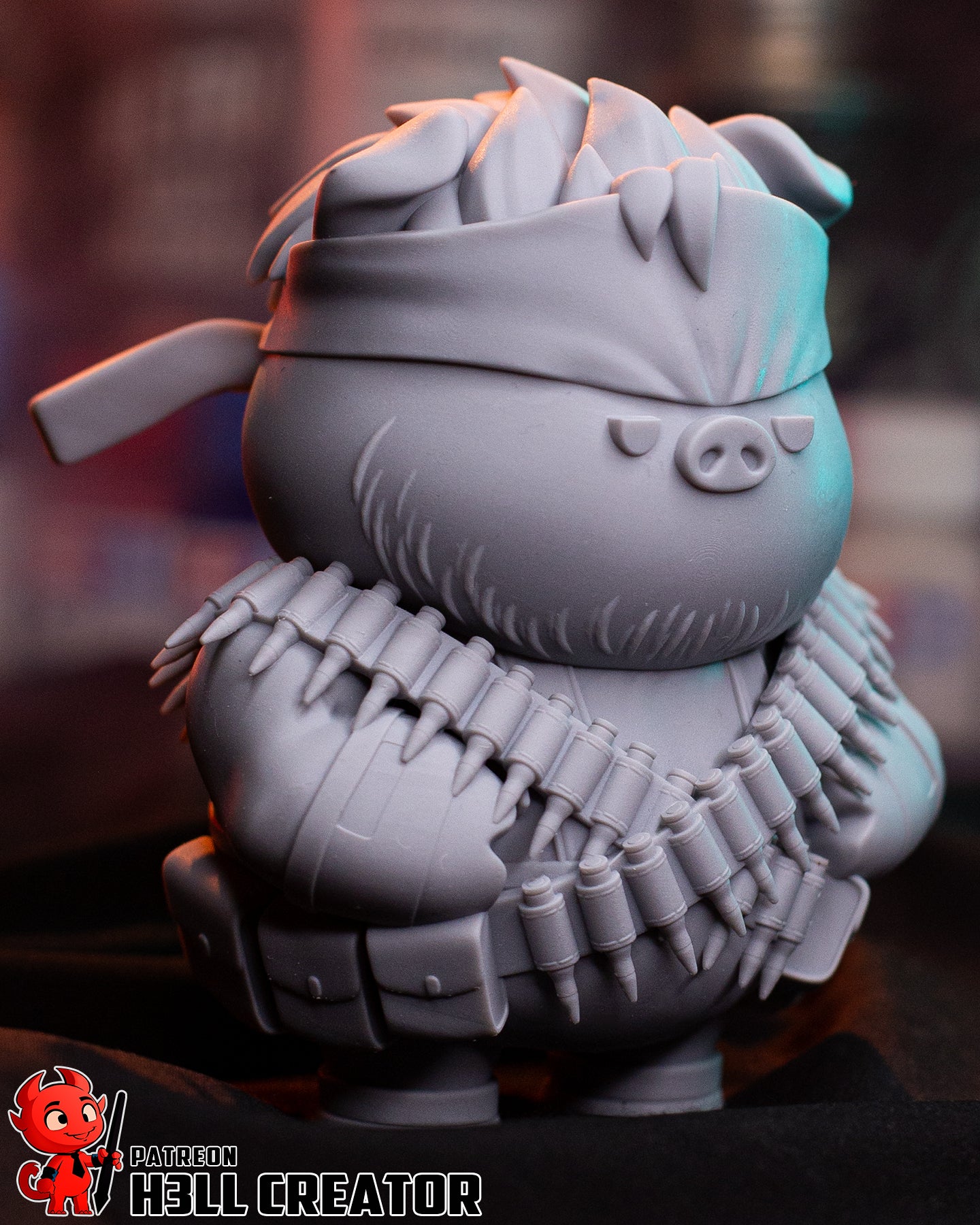 Solid Snake (Metal Gear Solid) resin figure by h3LLcreator — studio render 11