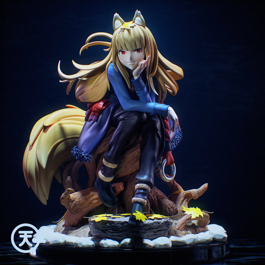 Holo (Spice and Wolf) resin figure by Tenshi Figures — studio render 5