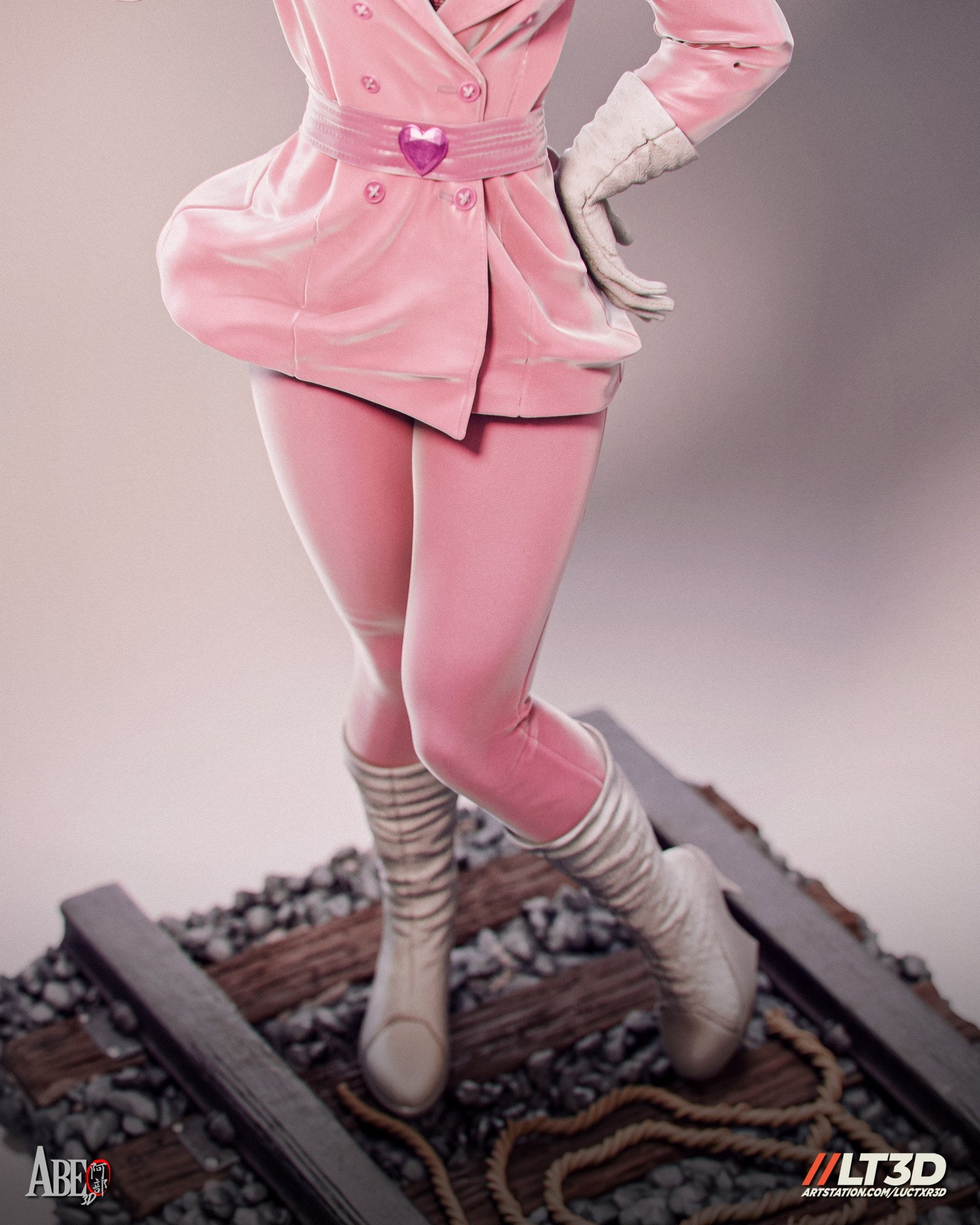 Penelope Pitstop (Wacky Races) resin figure by Abe3D — studio render 12