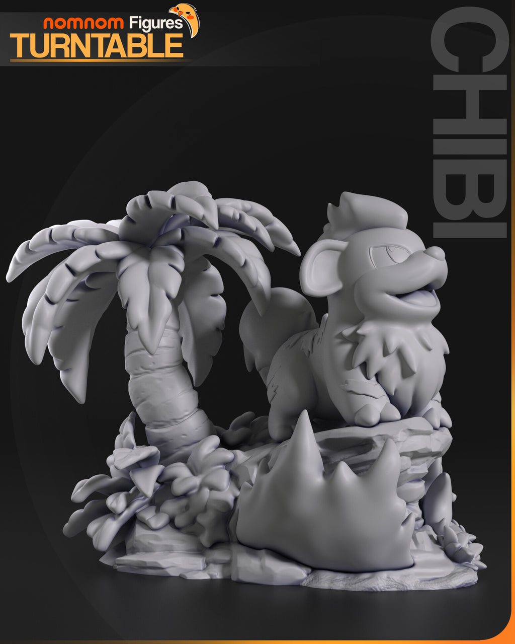 Growlithe — studio render 9