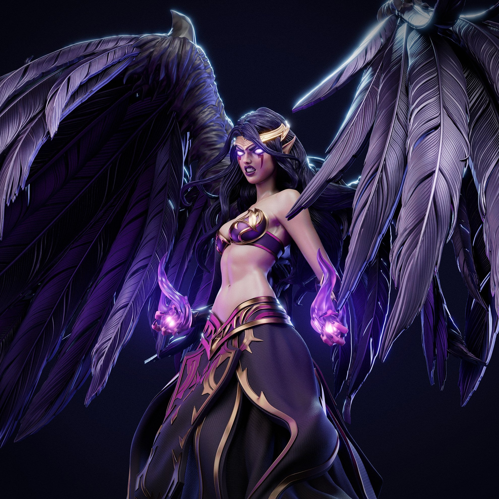 Morgana League of Legends resin figure by CA 3D Studios — studio preview 1