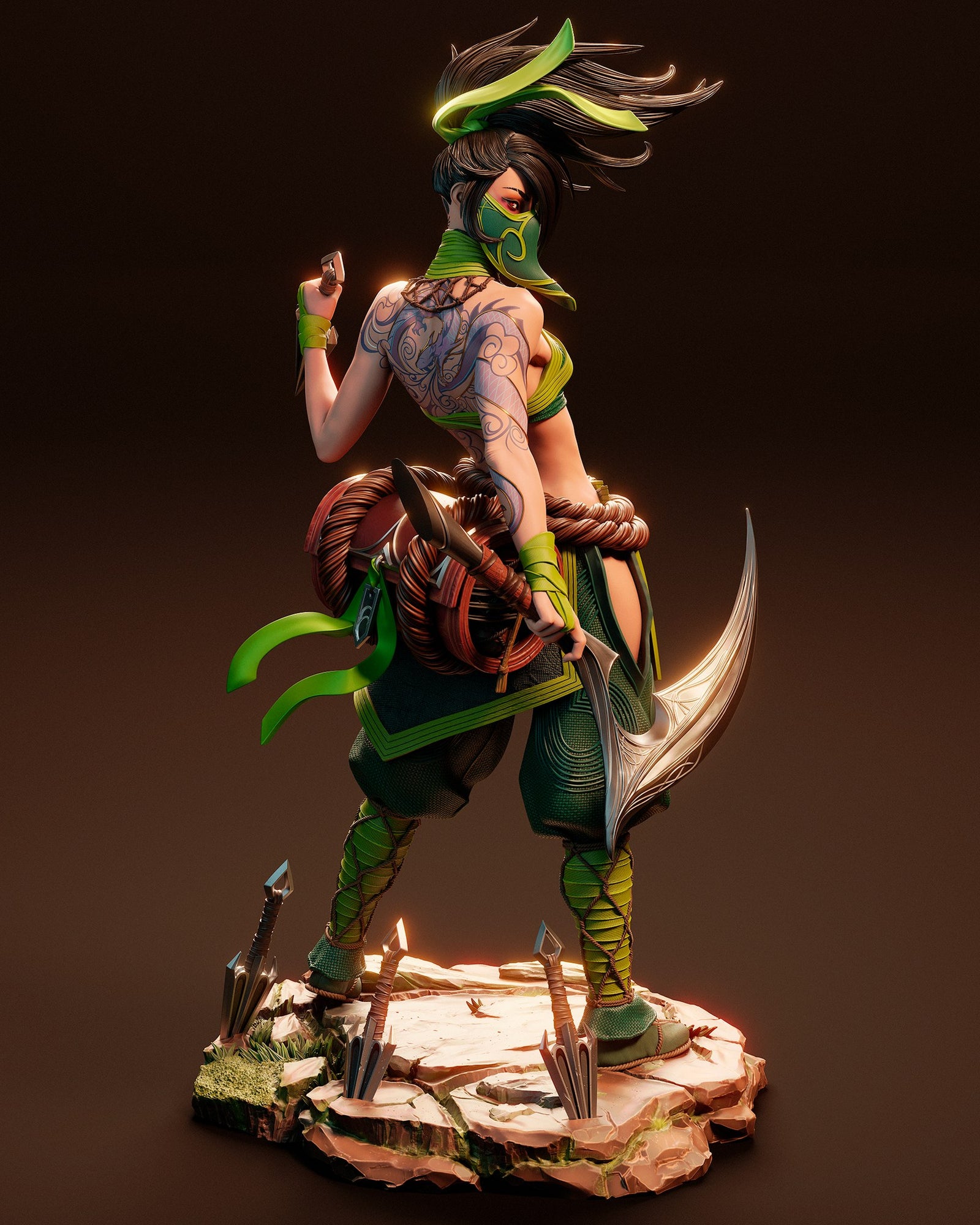 Akali — studio render 3