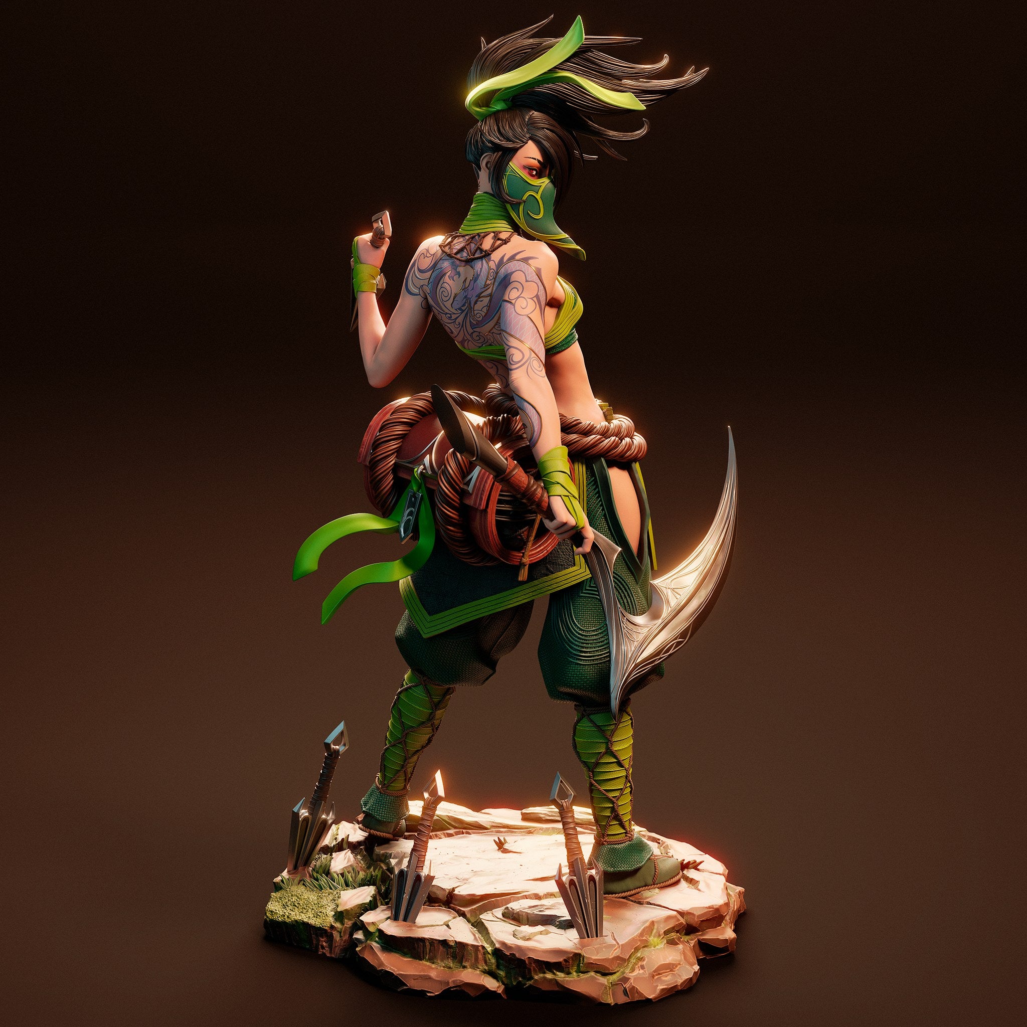 Akali — studio render 3