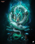 Chihiro and Haku (Spirited Away) resin figure by Tanuki Figures — studio render 1