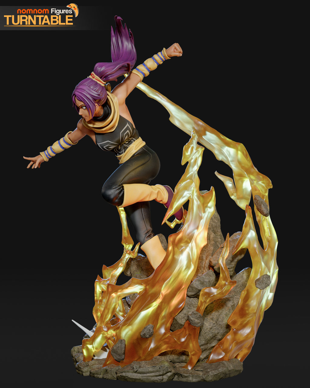 Yoruichi Shihoin — studio render 12