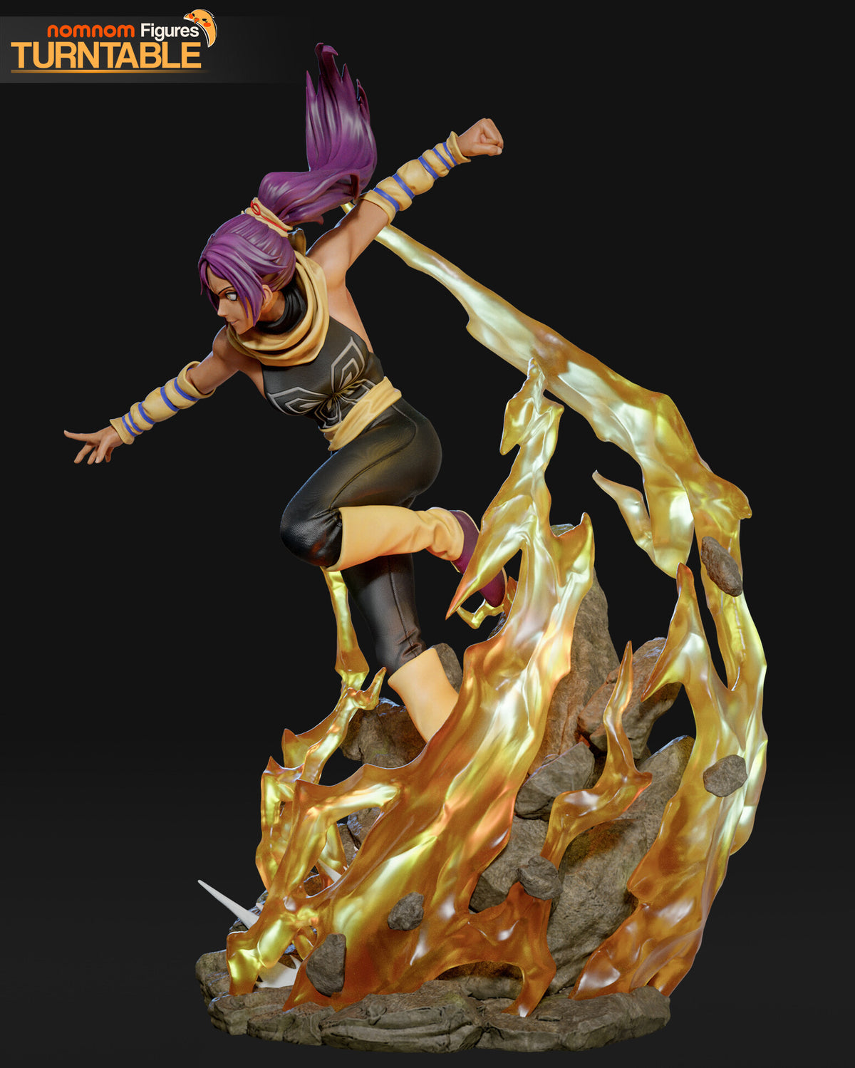 Yoruichi Shihoin — studio render 12