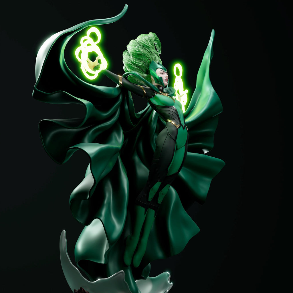 Polaris (Marvel) resin figure by Abe3D — studio render 7