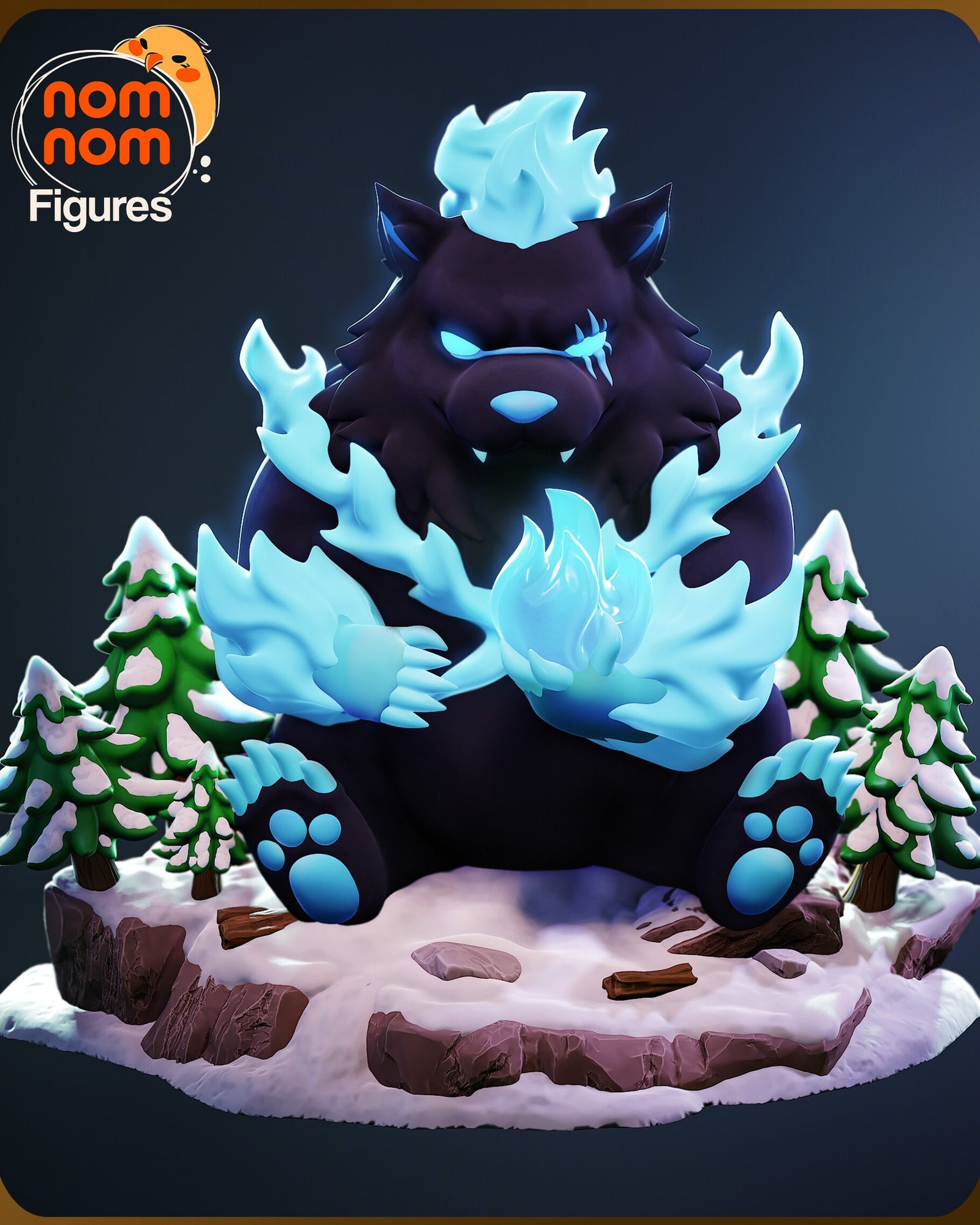 Shadow Tank Solo Leveling Chibi resin figure by NomNom Figures — studio preview 1