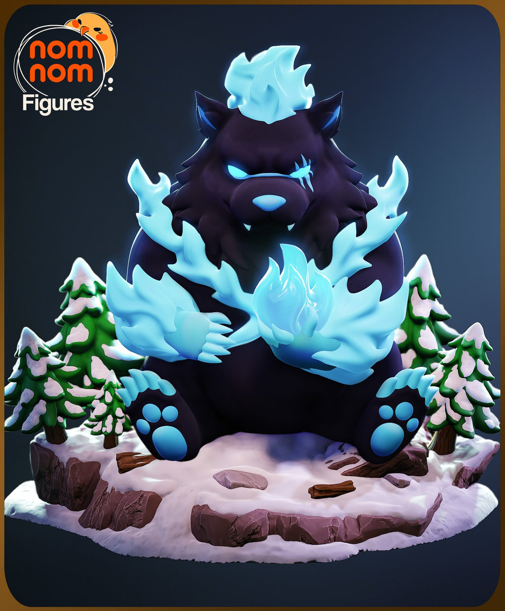 Shadow Tank Solo Leveling Chibi resin figure by NomNom Figures — studio preview 1
