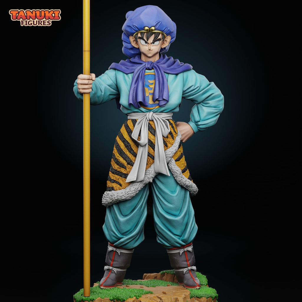 Goku (Dragon Ball) resin figure by Tanuki Figures — studio render 2