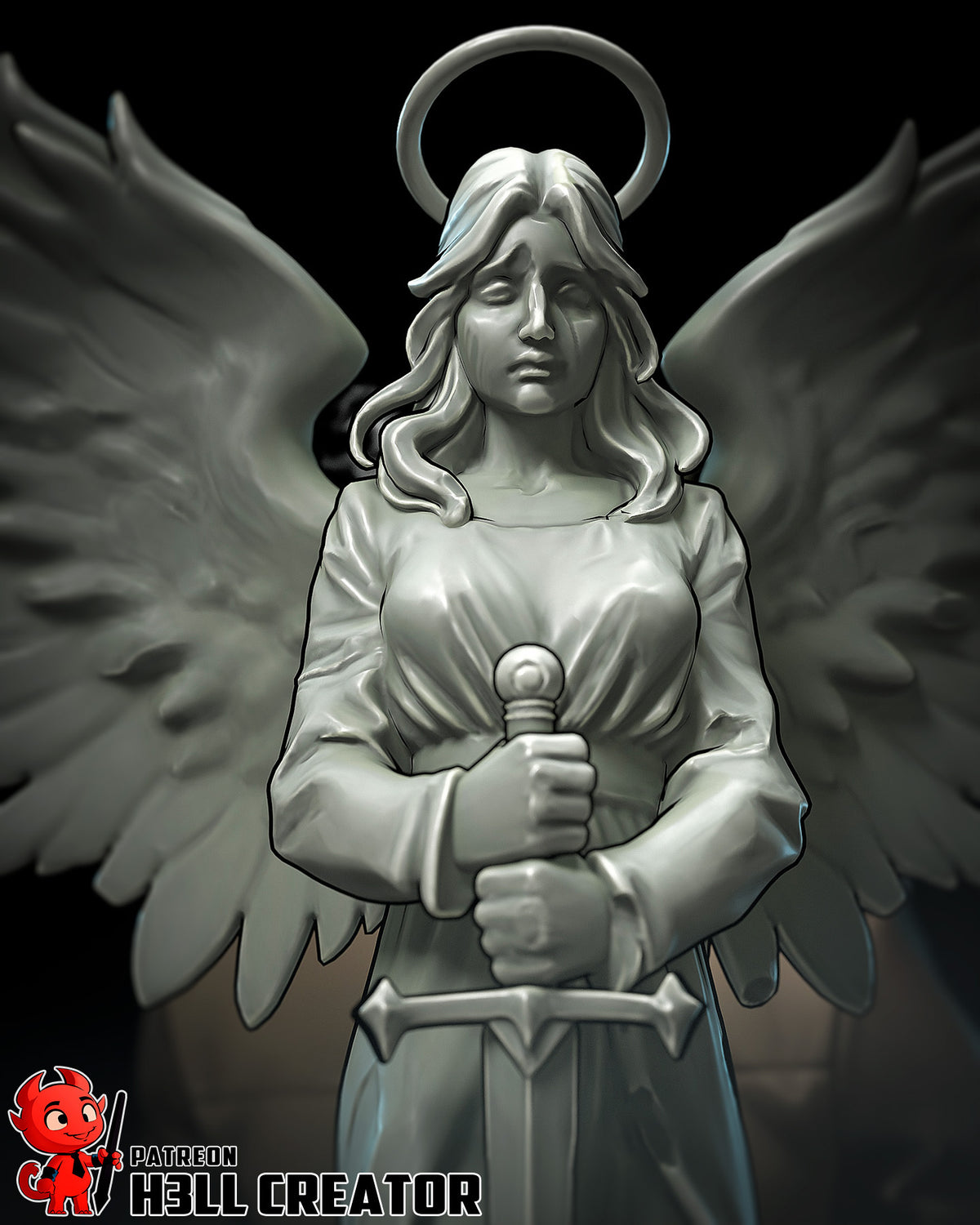 John Constantine (DC) resin figure by h3LLcreator — studio render 7