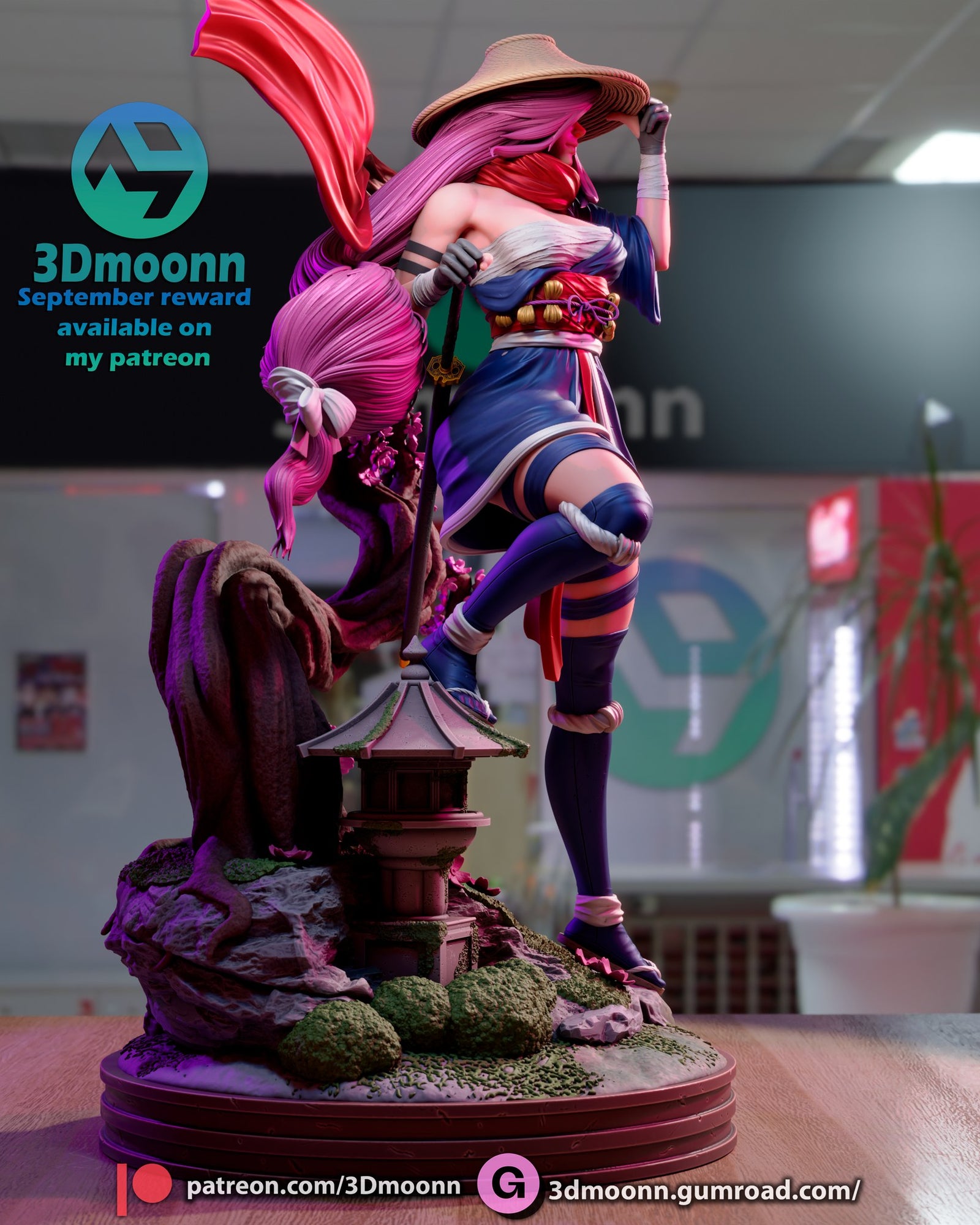 psylocke marvel 3dmoonn