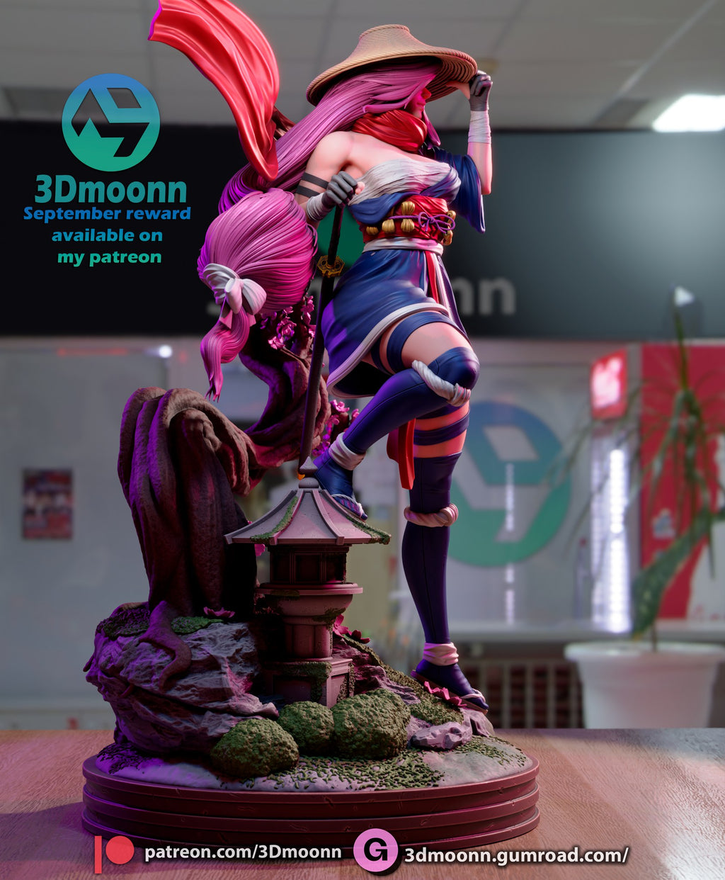 psylocke marvel 3dmoonn