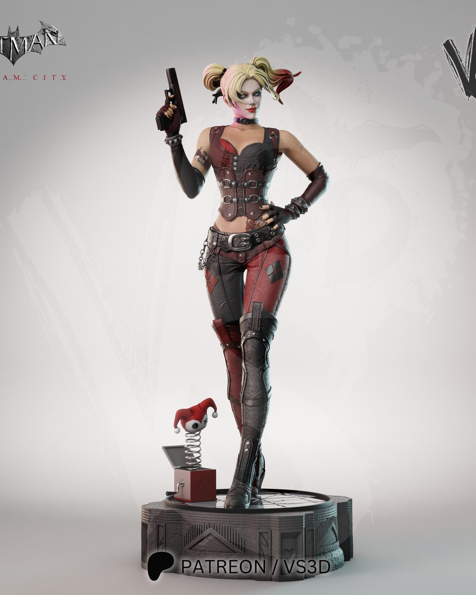 harley quinn dc vs3d arkham