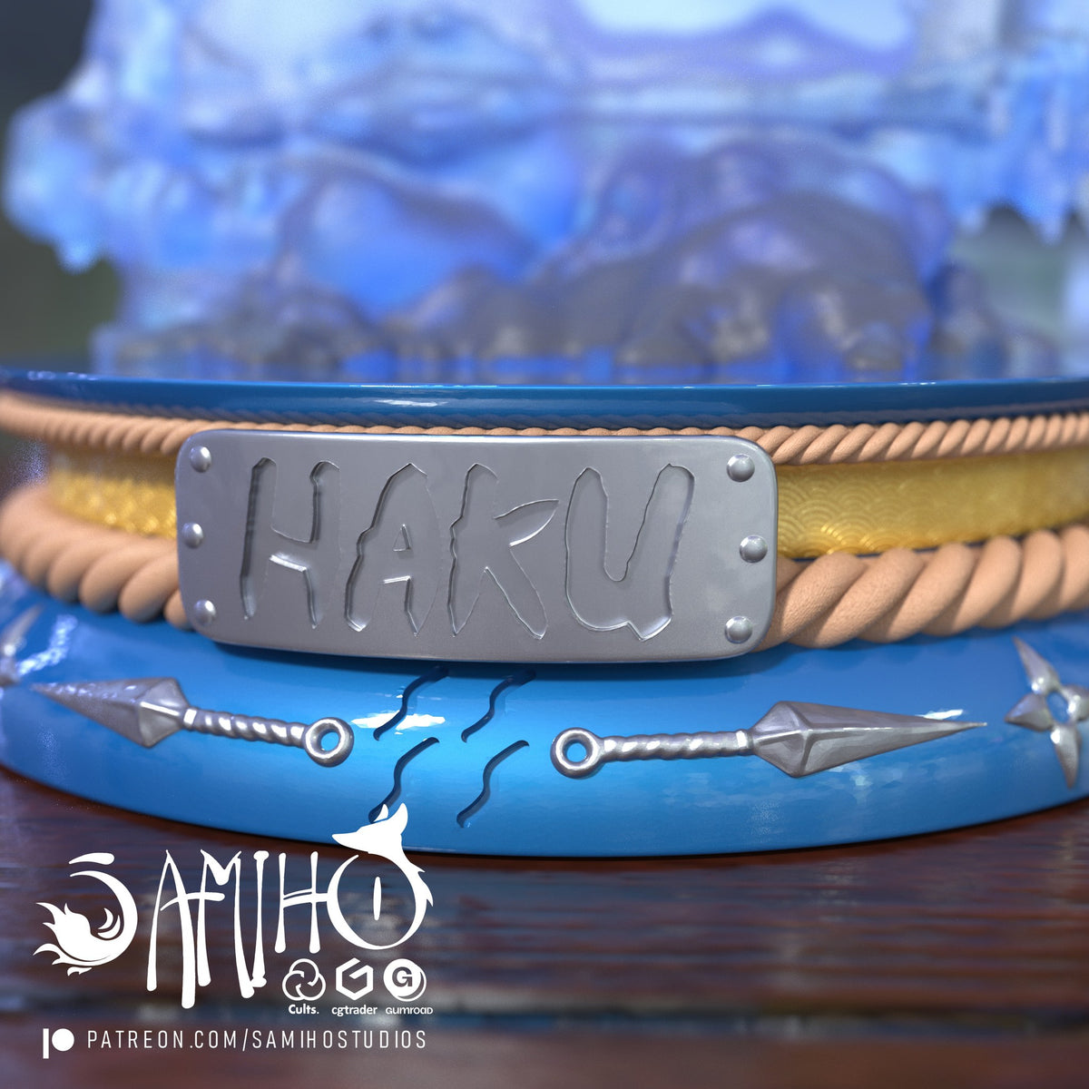 haku naruto samiho studios crystal mirror