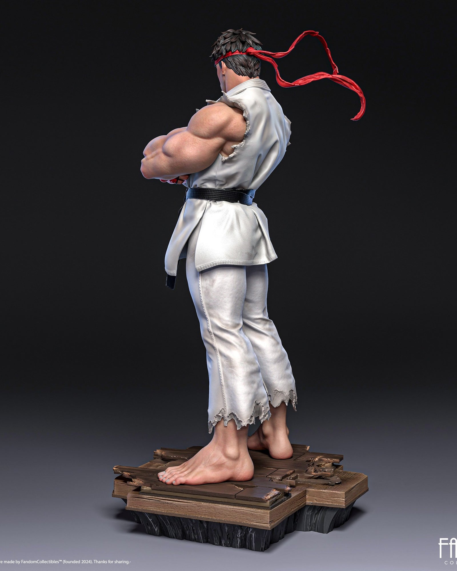 ryu street fighter fandom 3d print model stl