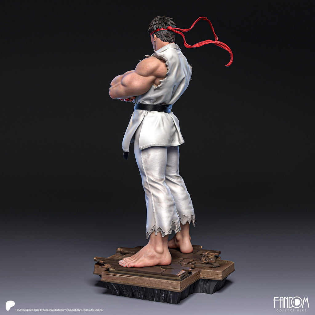 ryu street fighter fandom 3d print model stl