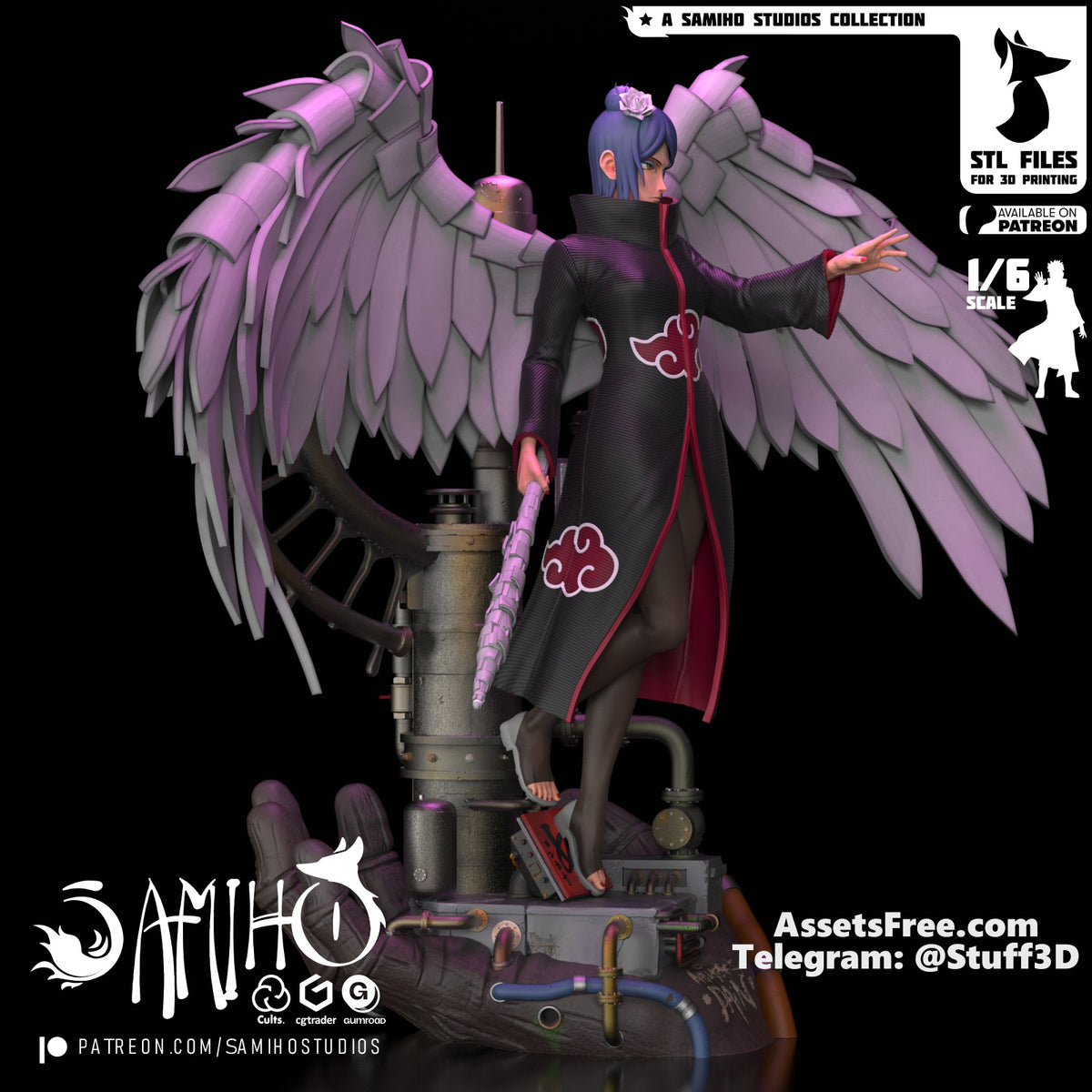 konan naruto samiho studios