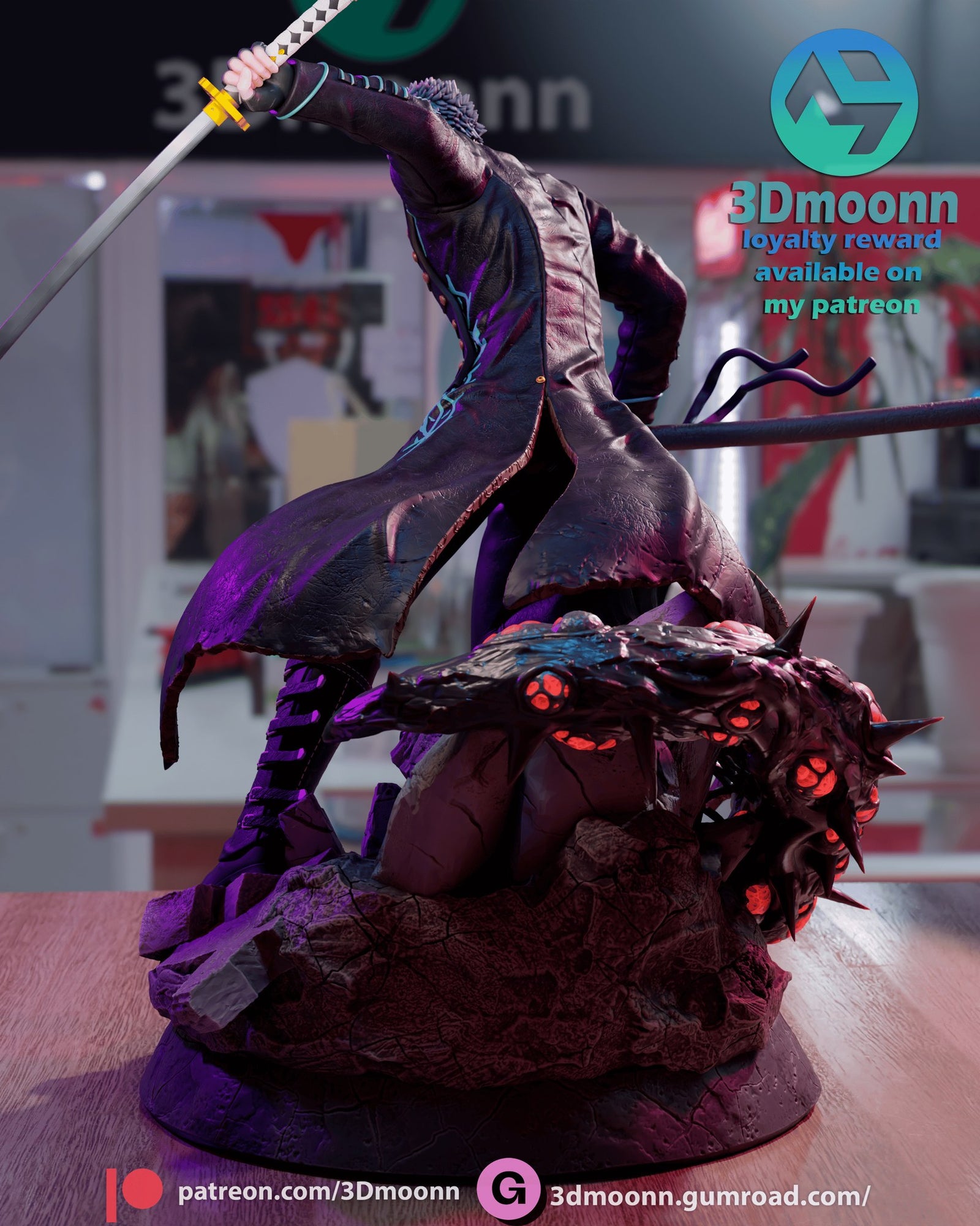 vergil devil may cry 3dmoonn 5