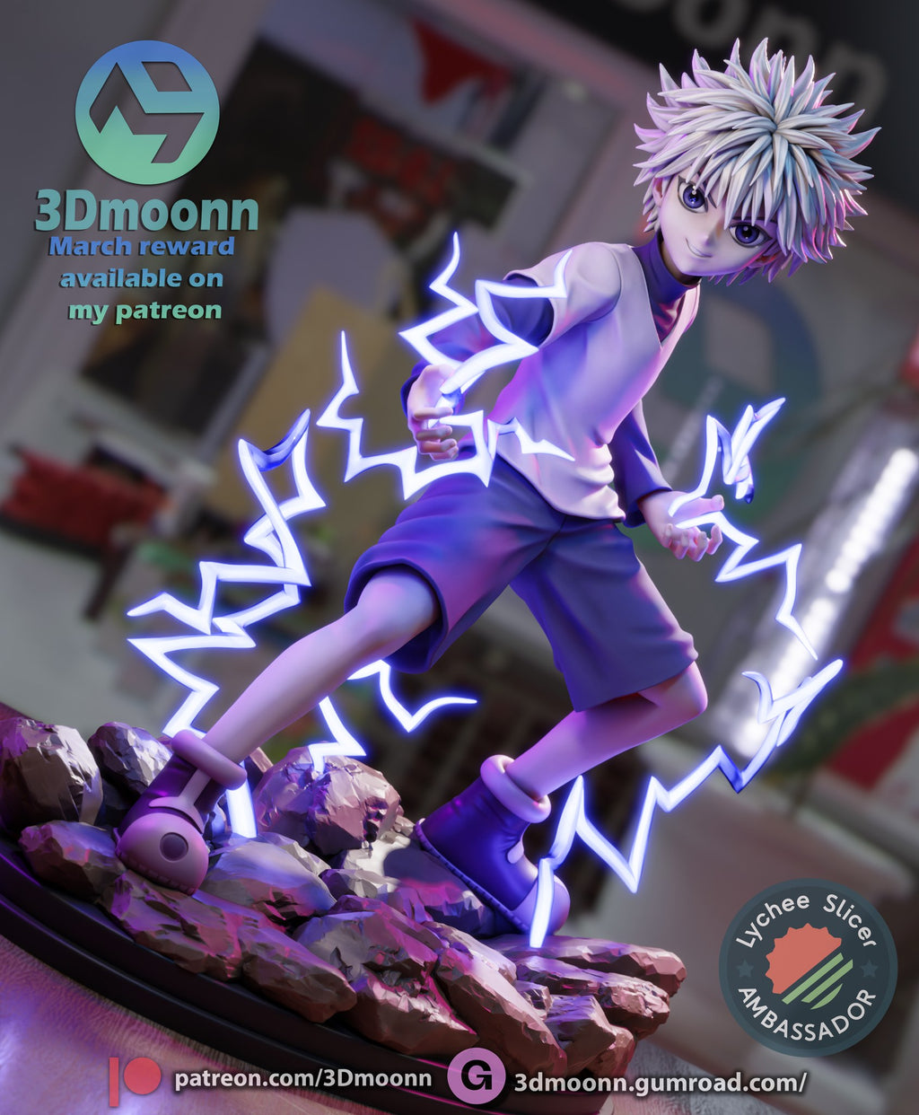 killua zoldyck hunter x 3dmoonn t me moxomor aka