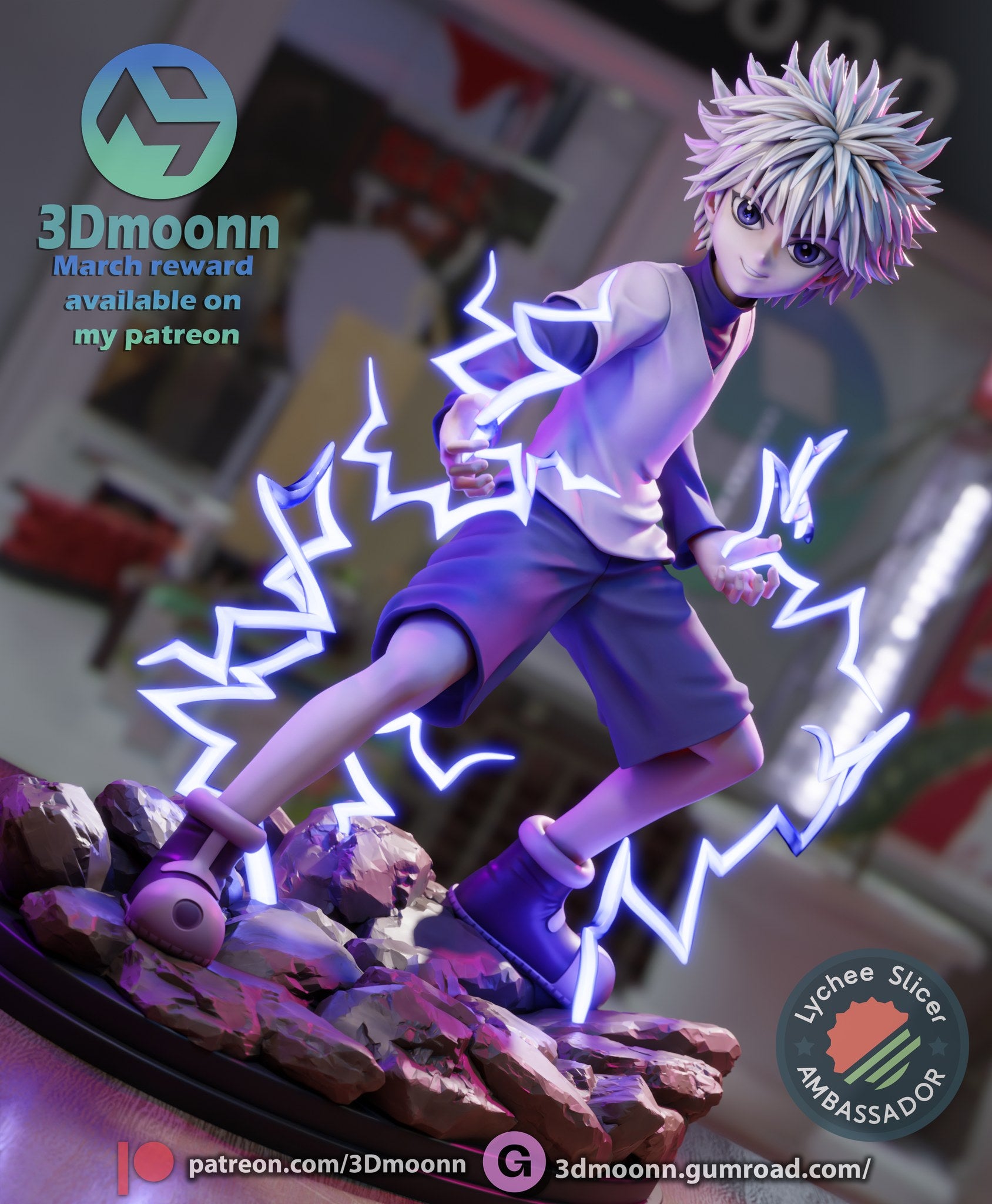 killua zoldyck hunter x 3dmoonn t me moxomor aka