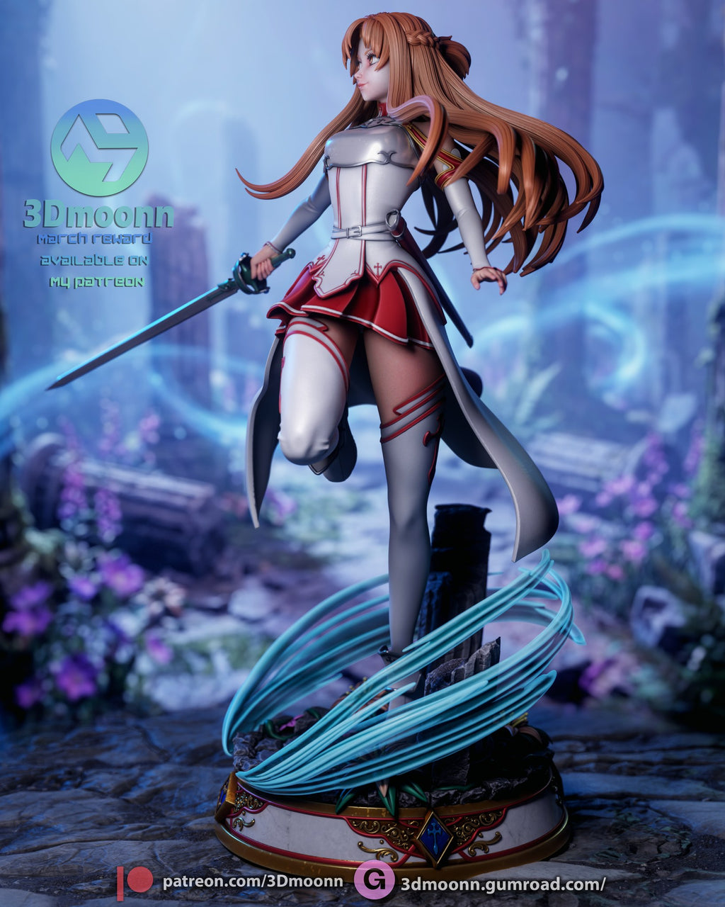 asuna yuuki sword art online 3dmoonn asunasword